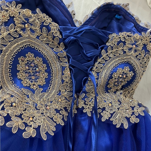 Stunning Royal Blue Cocktail Dress - Picture 4 of 5